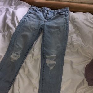American Eagle ripped jeans